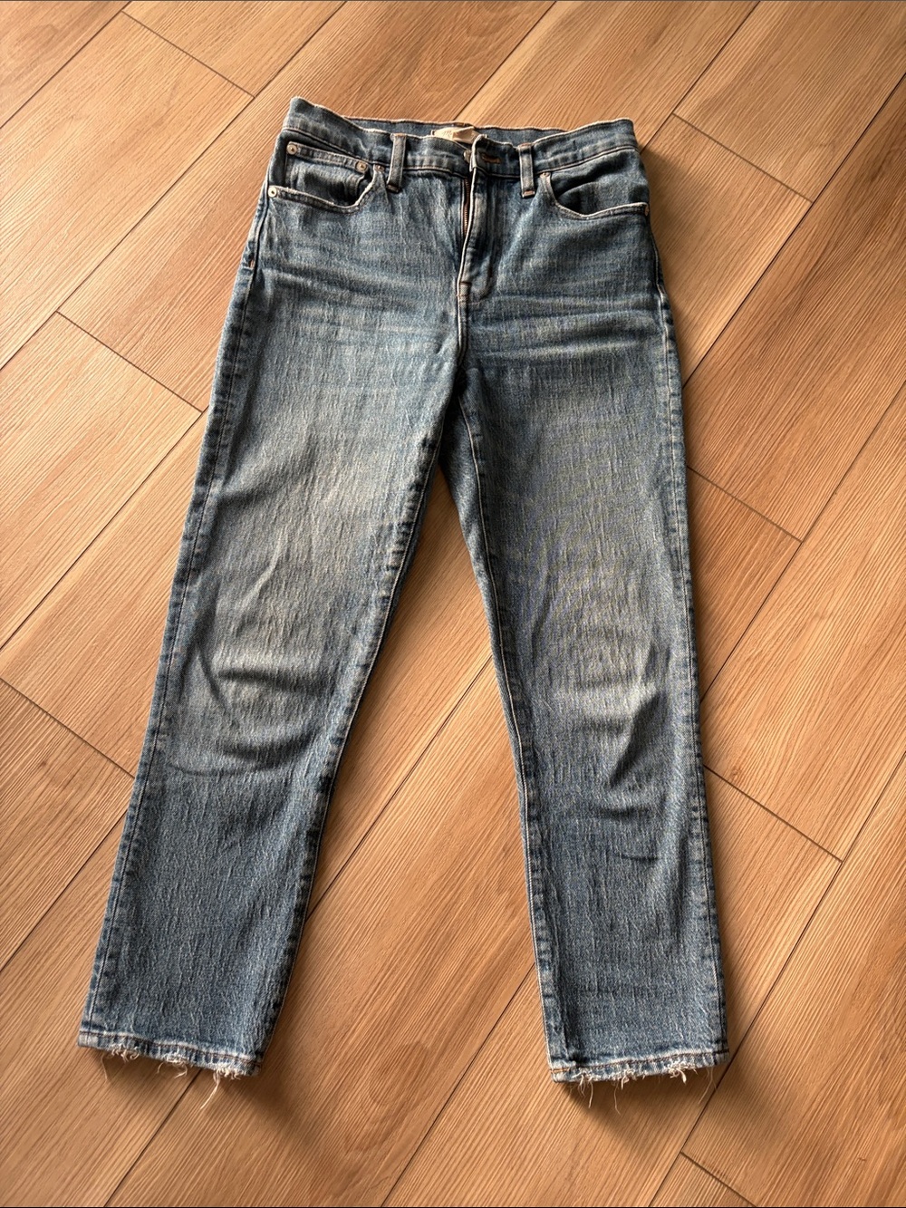 Madewell High Rise Slim Crop Boyjean
